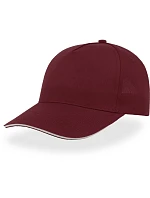 Atlantis Headwear Start Five Sandwich – 5-panelová čiapka „Start Five Sandwich“ 33.0039 bordová