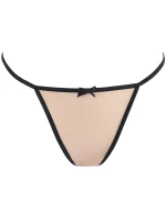 V-10539 béžovo-čierna košieľka - Axami