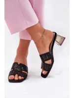 Žabky na podpätku model 212878 Krok vo veľkom štýle