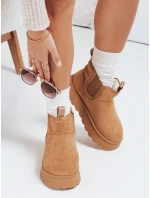 Dámske semišové snežnice na platforme FashionStreet ZY1182