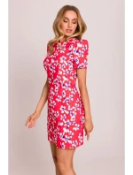 M856 Viacfarebné mini šaty - model 2