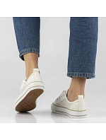 Filippo DTN7856 dámske biele sieťované tenisky