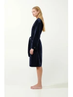 Vamp - Jednofarebný zamatový župan 21163 - Vamp