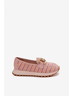 Slip On tenisky se zlatým detailem GOE TT2N4081 růžové