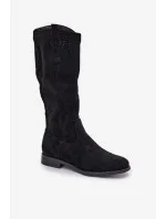 Dámske čižmy HY51-860 / 208810 Black - S.Barski