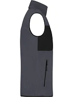 Daiber JN 1310 Pánska fleecová vesta 02.1310 carbon/black Daiber JN 1310 Pánska fleecová vesta 02.1310 carbon/black