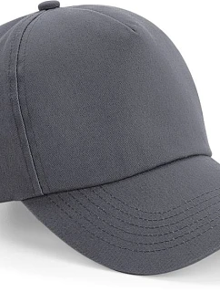 Beechfield B 25 5-panelová čiapka „Authentic“ 53.0025 grafitovo šedá