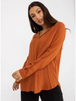 Blúzka D73761M10997C svetlo hnedá