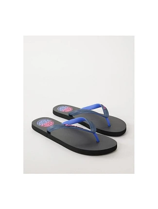 Plážové šľapky RIP CURL Wetty Fade Bloom Open Toe, tmavomodré Plážové šľapky RIP CURL Wetty Fade Bloom Open Toe, tmavomodré