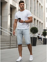 FashionStreet pánske modré džínsové šortky SX2616