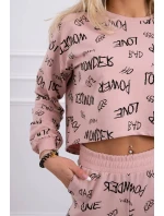 Statement set tmavo púdrovo ružový Statement set tmavo púdrovo ružový