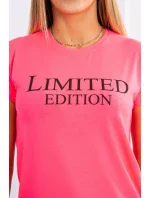 Limitovaná edícia blúzky ružová neón+čierna