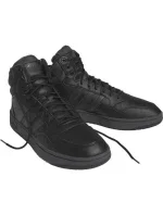 Pánske športové členkové topánky Hoops 3.0 Mid Wtr GW6421 Black - Adidas