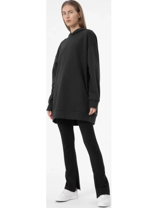 Dámska mikina H4Z22-BLD028 tmavo šedá - 4F