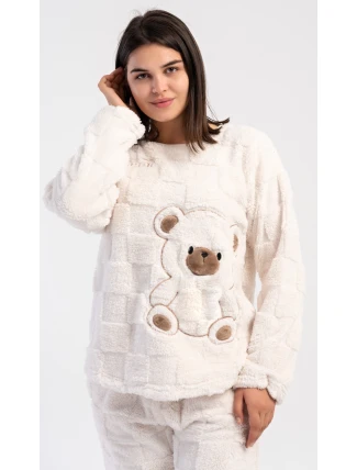 Dámske dlhé pyžamo Teddy Dámske dlhé pyžamo Teddy