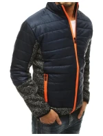 FashionStreet pánska tmavomodrá prechodná bunda TX3783z FashionStreet pánska tmavomodrá prechodná bunda TX3783z