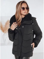 WARMMISS dámska prešívaná zimná bunda s kapucňou čierna FashionStreet TY4921 WARMMISS dámska prešívaná zimná bunda s kapucňou čierna FashionStreet TY4921