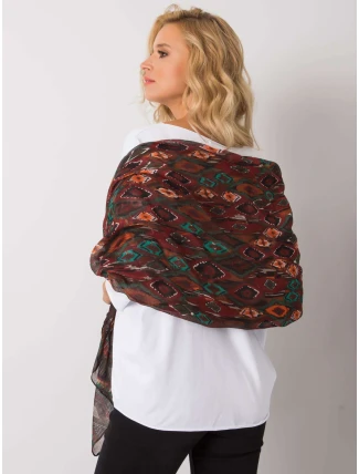 Závoj AT CH F106008 tmavohnedý