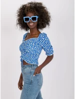 Blúzka RO BZ 2516 12.35X biela a modrá