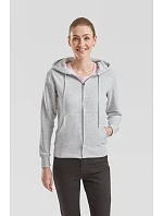 Fruit of the Loom Premium Lady-Fit Hooded Jacket Dámska mikina s kapucňou 16.2118 biela Fruit of the Loom Premium Lady-Fit Hooded Jacket Dámska mikina s kapucňou 16.2118 biela