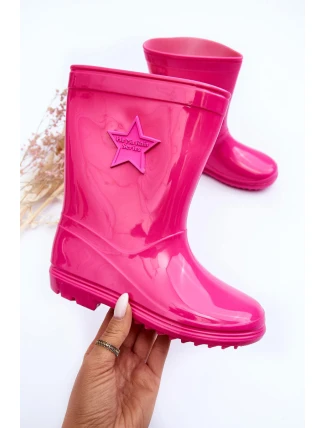 Dziecięce Gumowe Kalosze Fuksja Malvi