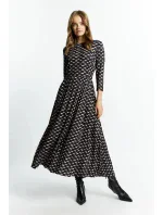 Elegantné dámske šaty DRE3540 čierne - Monnari