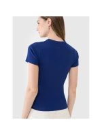 Dámske rebrované tričko 4F 4FWSS25TTSHF1968-30S