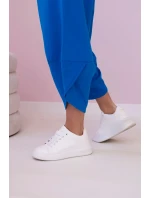 Bavlnená mikina nohavice set chrpová modrá Bavlnená mikina nohavice set chrpová modrá