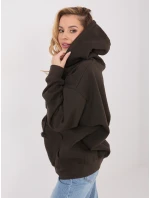 WT BL mikina A1066.53 tmavohnedá