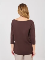 Blúzka RV BZ A1187.36 tmavohnedá