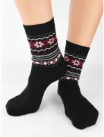 Noviti SW010 Vlnené ponožky so vzorom 36-41