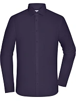 Daiber JN 1372 Popelínová košeľa slim fit s dlhým rukávom 02.1372 tmavo fialová Daiber JN 1372 Popelínová košeľa slim fit s dlhým rukávom 02.1372 tmavo fialová