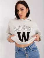 Mikina EM BL 656 3.99P svetlo šedá