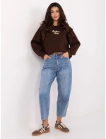 Mikina MJ BL H2525.66 tmavohnedá