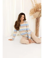 Dámske pyžamo Regina 726 long/r 2XL Z25/26