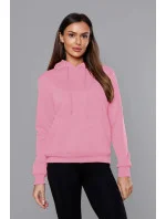 Ružová dámska tepláková mikina (W02-20)