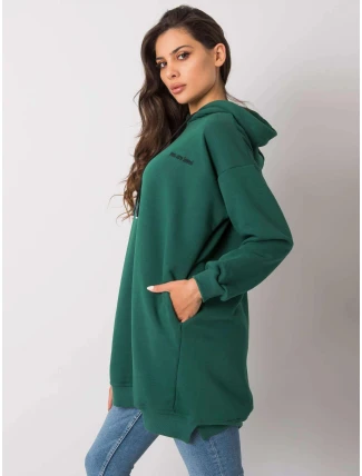 Dámska mikina RV BL 7097.26 Tmavo zelená - FPrice Dámska mikina RV BL 7097.26 Tmavo zelená - FPrice