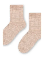 DETSKÉ PLETENÉ PONOŽKY Z MERINO VLNY 130