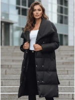 Dámsky prešívaný kabát FAVI black FashionStreet TY3089