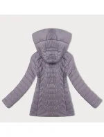 Dámska prešívaná bunda s kapucňou J Style light heather (16M9238-35) Dámska prešívaná bunda s kapucňou J Style light heather (16M9238-35)