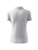 Dámska polokošeľa Pique biela