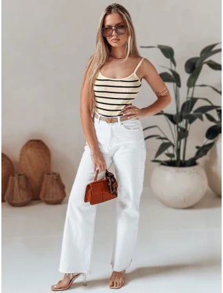 Pruhované body STRIP BACK beige FashionStreet RY2899 Pruhované body STRIP BACK beige FashionStreet RY2899