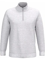 Kariban K 478 Mikina so 1/4 zipsom 20.K478 ash heather