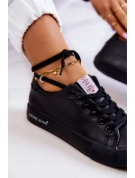 Damskie Niskie Tenisówki Cross Jeans JJ2R4054C Czarne