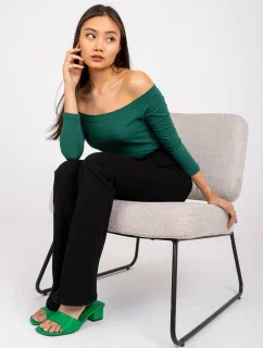 Blúzka RV BZ 4692.05X tmavo zelená