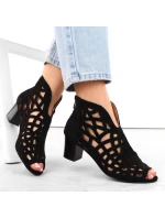 Semišové čižmy M.Daszynski W SAN32A black