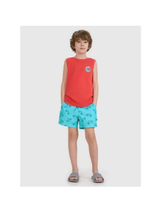 Chlapčenské plážové šortky boardshorts 4F 4FJWSS25UBDSM121-47A