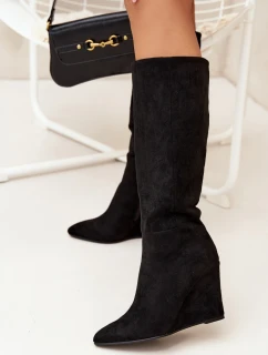 Dámske topánky na podpätku 5123 Black - Krok vo veľkom štýle