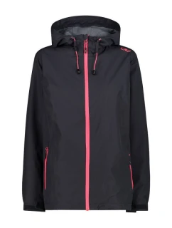 Dámska bunda do dažďa CMP Fix Hood Black (39X6636-01UE)
