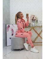 Sada s potlačou pištole marhuľová